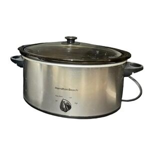 Hamilton Beach 5 Quart Portable Slow Cooker Kitchen Appliance